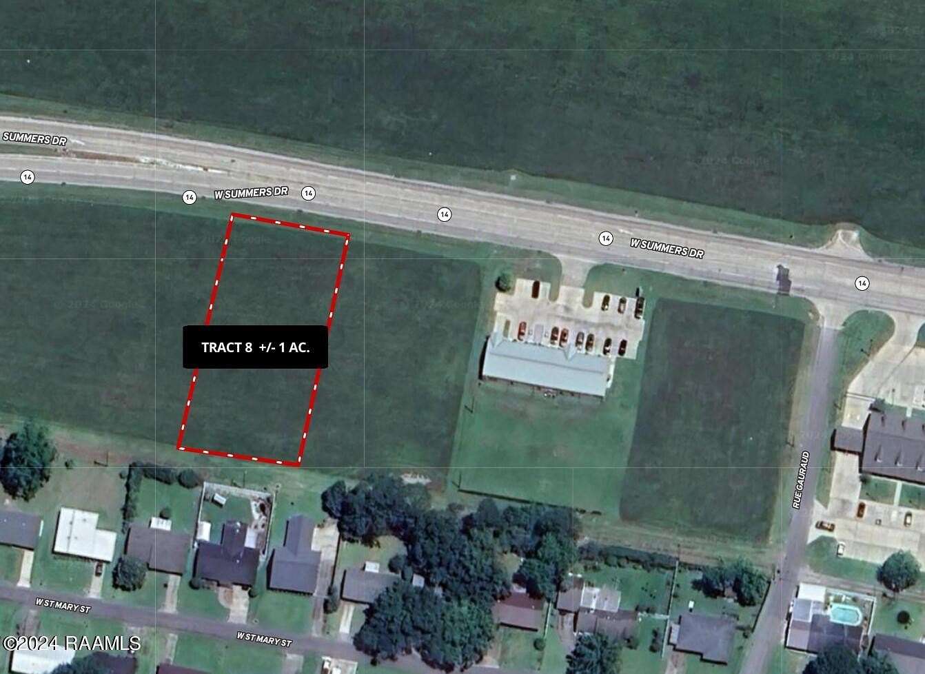 1 Acre of Commercial Land for Sale in Abbeville, Louisiana