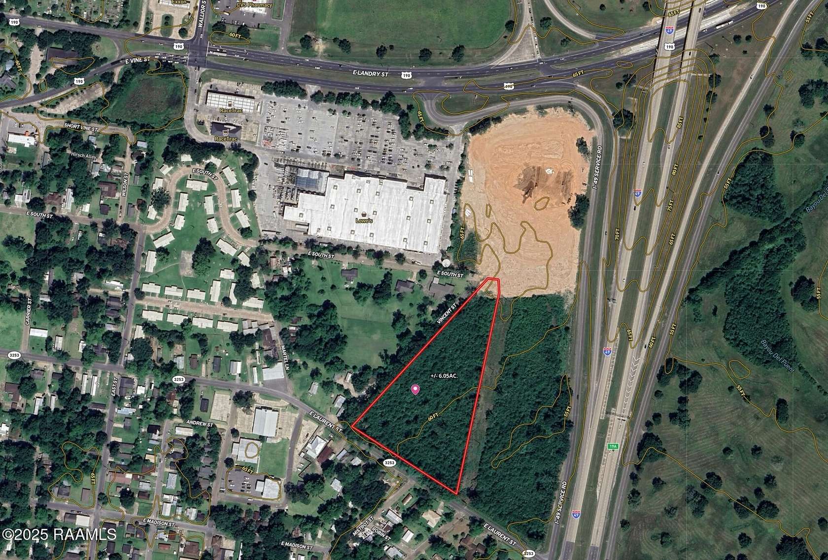 6 Acres of Residential Land for Sale in Opelousas, Louisiana