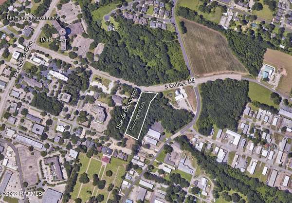 3.65 Acres of Commercial Land for Sale in Lafayette, Louisiana