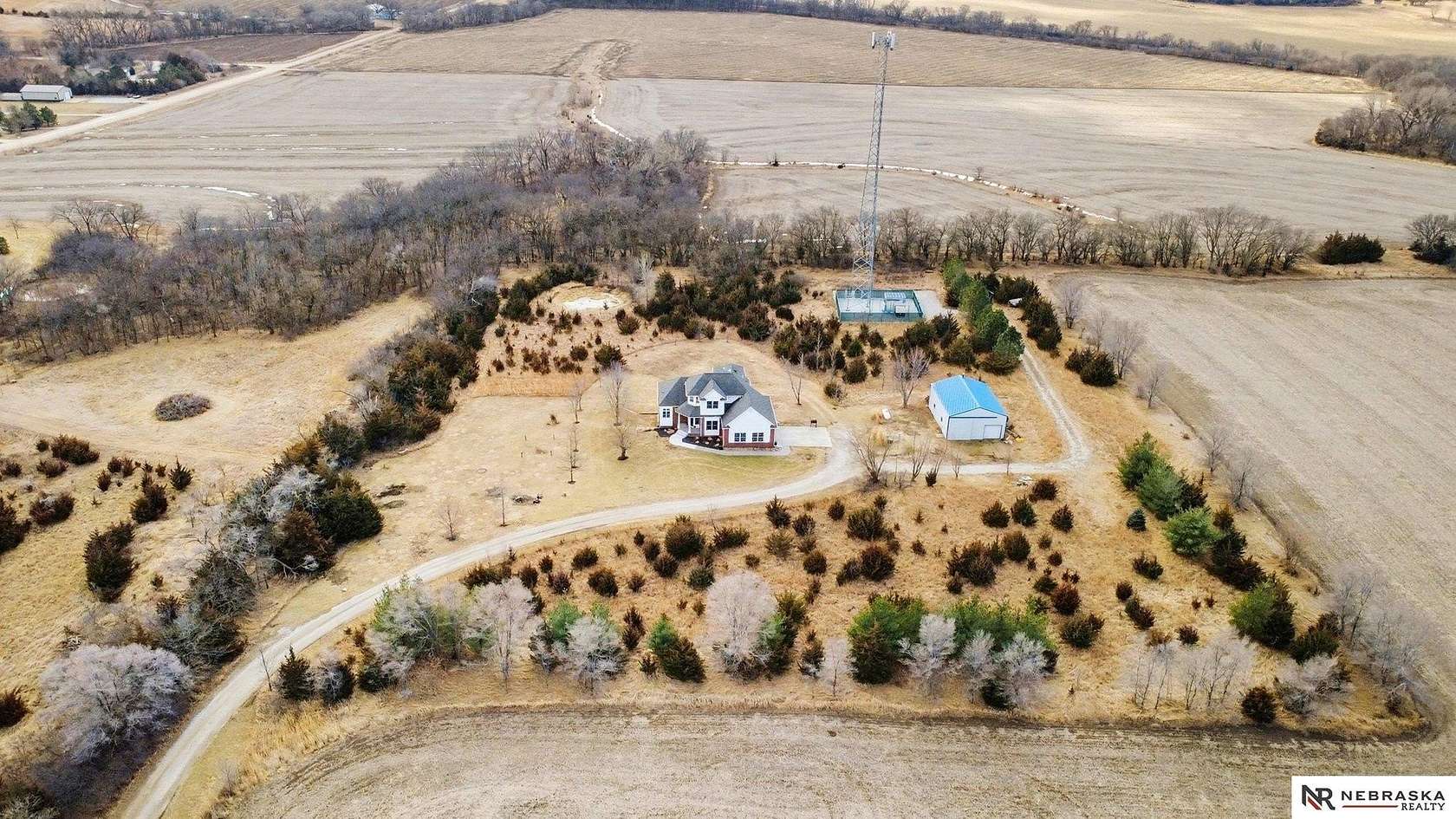 5 Acres of Residential Land with Home for Sale in Firth, Nebraska