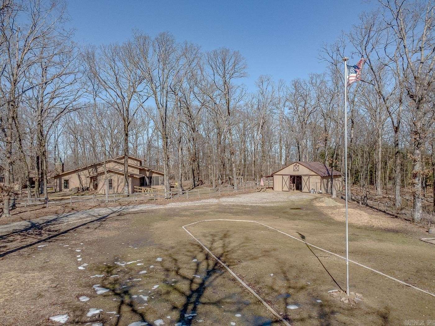 8.74 Acres of Residential Land with Home for Sale in Fisher, Arkansas