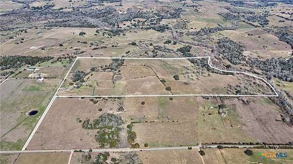 104 Acres of Agricultural Land with Home for Sale in Hallettsville, Texas