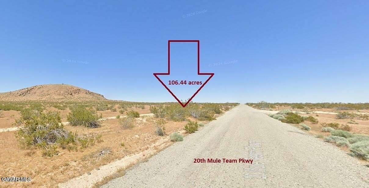 106 Acres of Land for Sale in California City, California