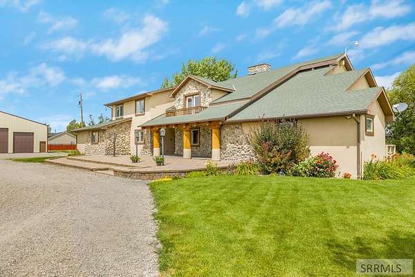 3.17 Acres of Residential Land with Home for Sale in Blackfoot, Idaho