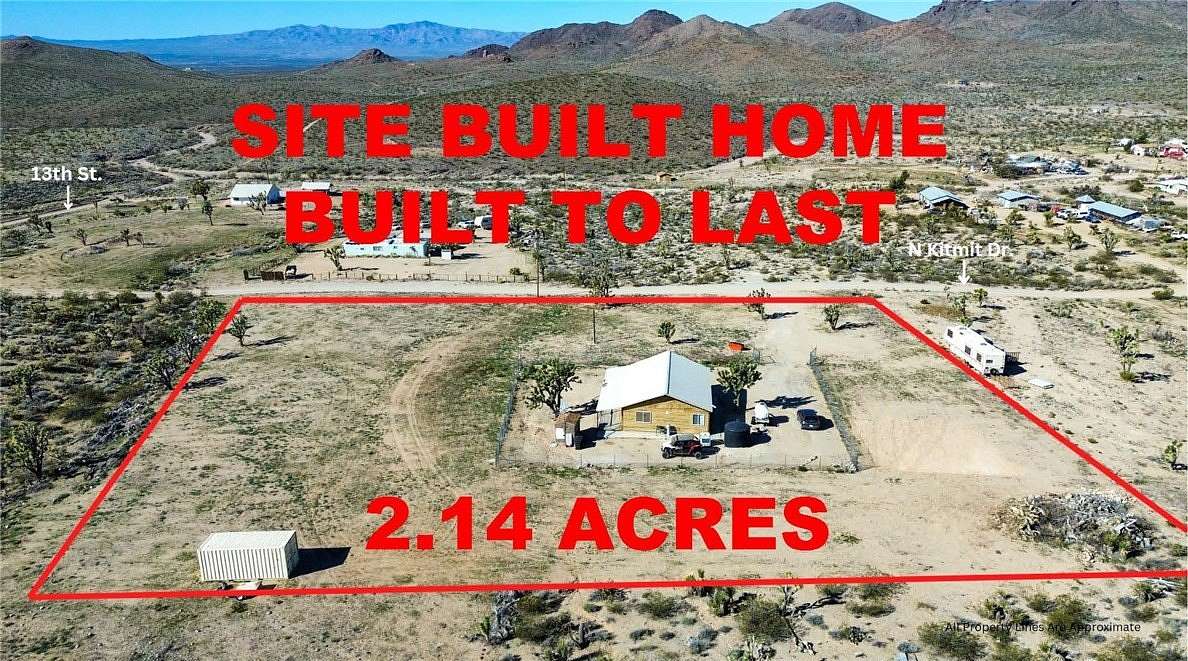 2.14 Acres of Land with Home for Sale in Dolan Springs, Arizona