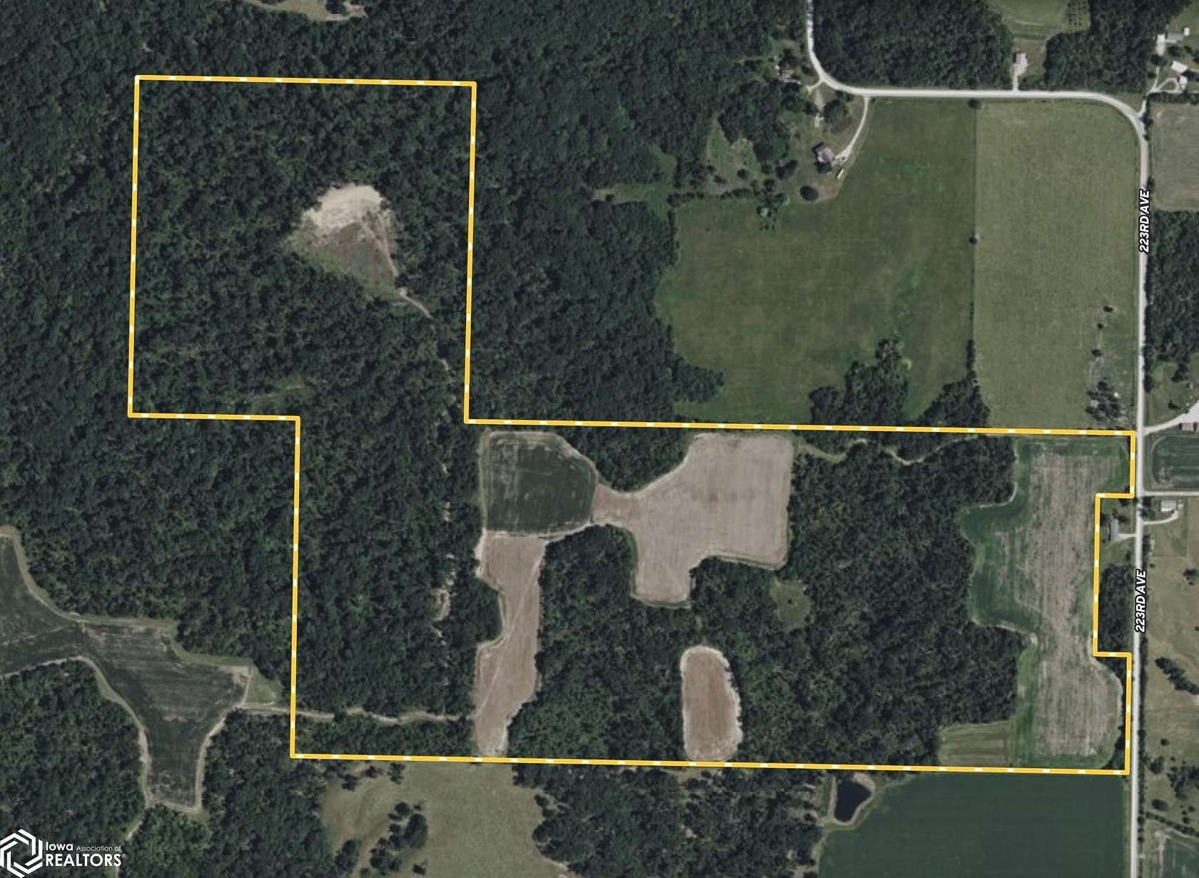 136 Acres of Recreational Land & Farm for Sale in Montrose, Iowa