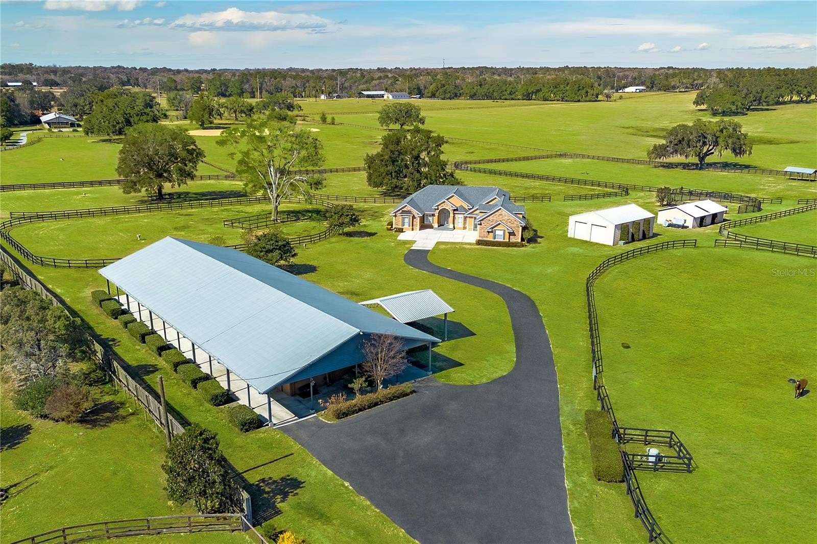 19.7 Acres of Land with Home for Sale in Reddick, Florida