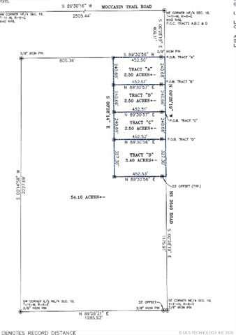 2.5 Acres of Land for Sale in Prague, Oklahoma