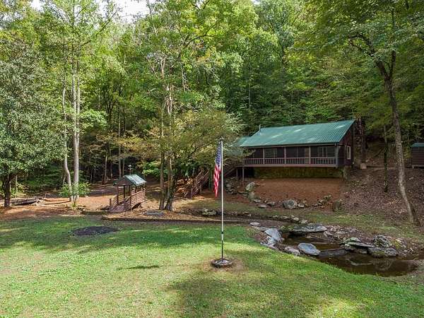 10.3 Acres of Recreational Land with Home for Sale in Chatsworth, Georgia