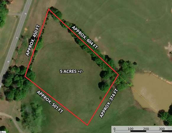 5 Acres of Commercial Land for Sale in Pelzer, South Carolina