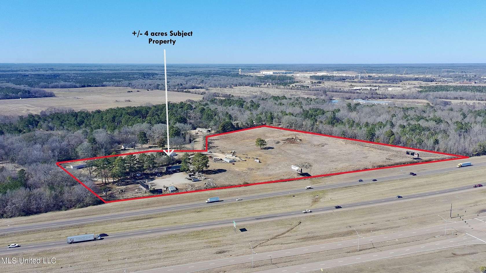4 Acres of Commercial Land for Sale in Canton, Mississippi