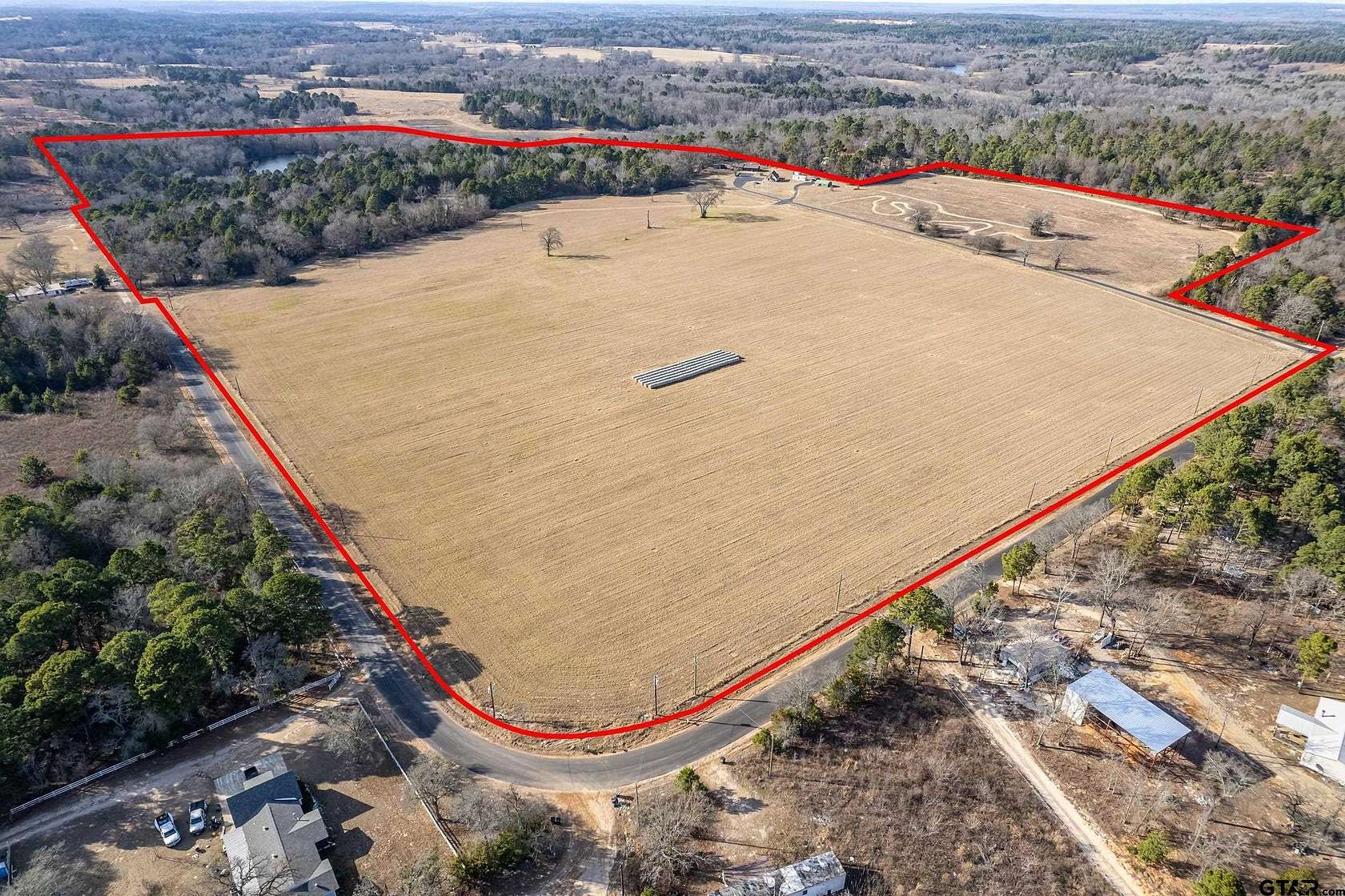 107 Acres of Land for Sale in Tyler, Texas