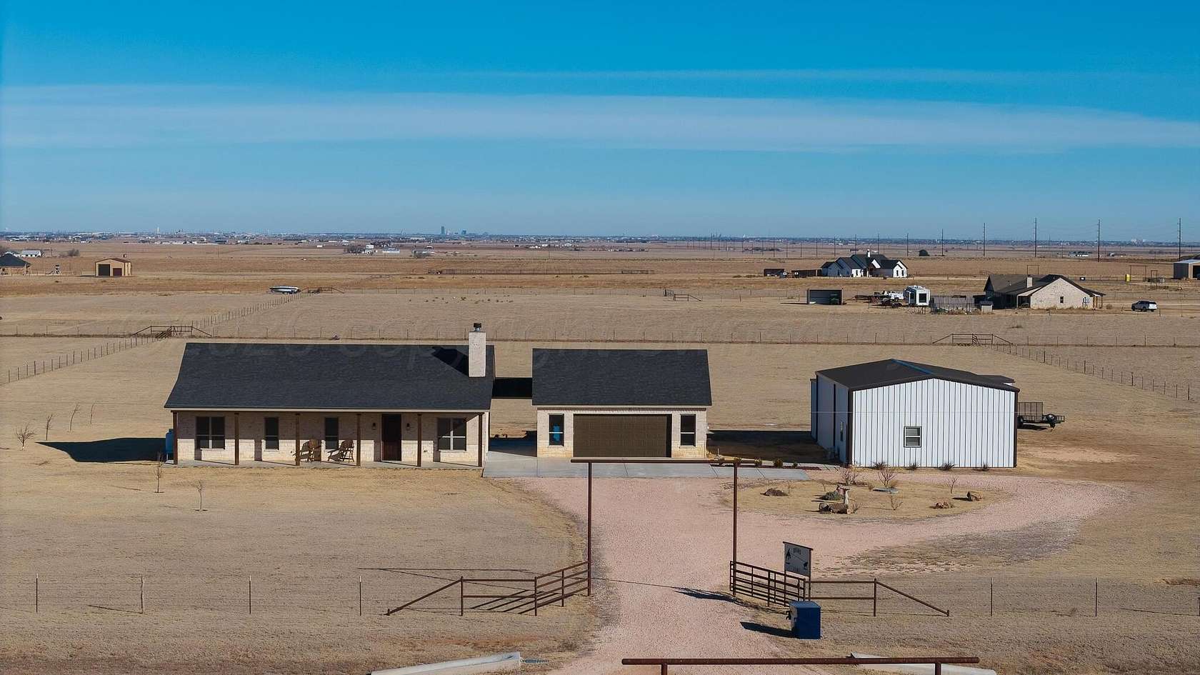 5 Acres of Land with Home for Sale in Canyon, Texas