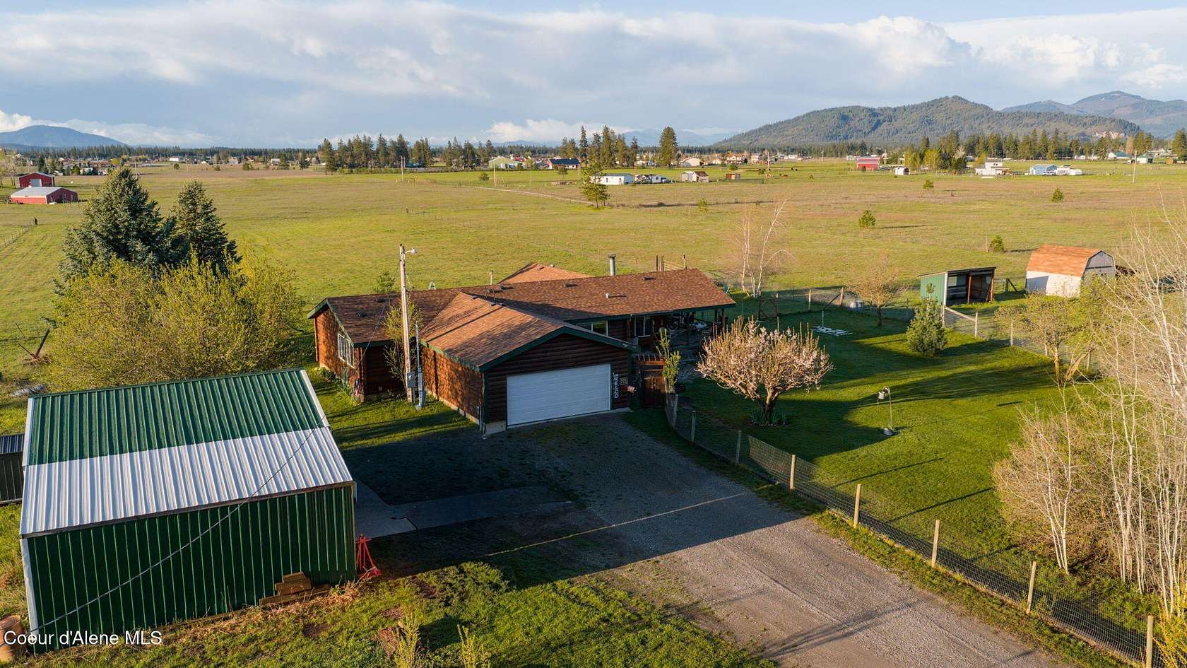 10.3 Acres of Land with Home for Sale in Athol, Idaho