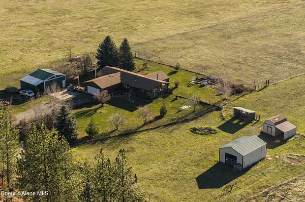 10.3 Acres of Land with Home for Sale in Athol, Idaho