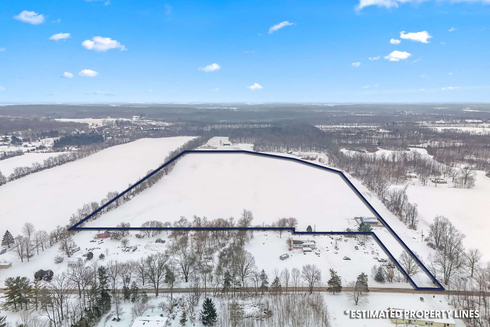 28.4 Acres of Land for Sale in Pittsford, Michigan