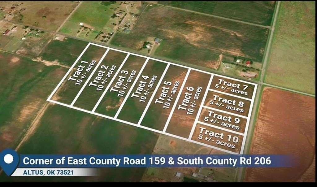 10 Acres of Residential Land for Sale in Altus, Oklahoma