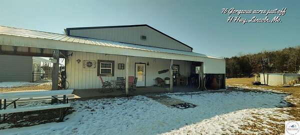 76 Acres of Recreational Land with Home for Sale in Lincoln, Missouri