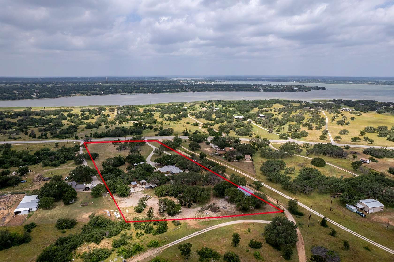 5 Acres of Land with Home for Sale in Brownwood, Texas