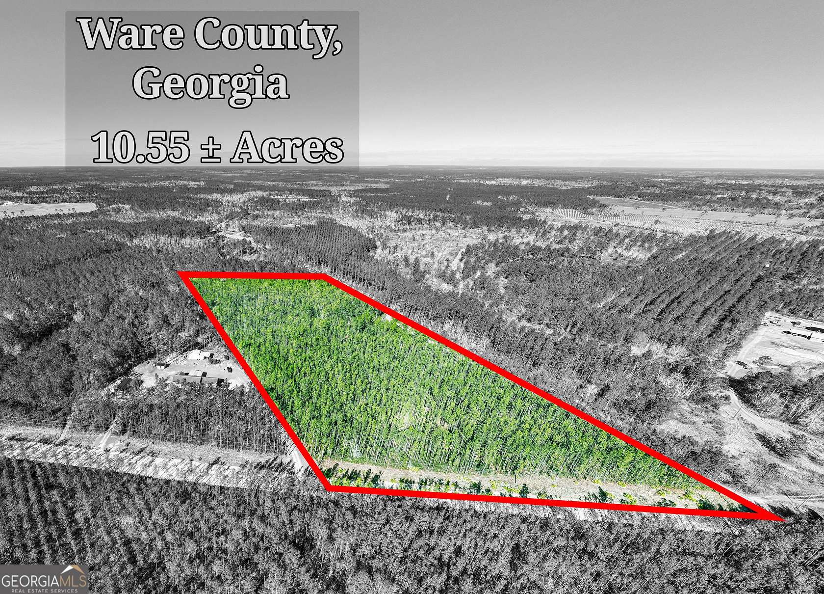 10.6 Acres of Land for Sale in Waycross, Georgia