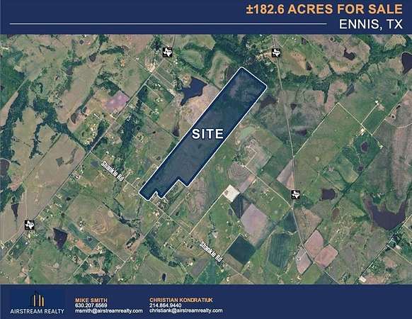 183 Acres of Land for Sale in Ennis, Texas
