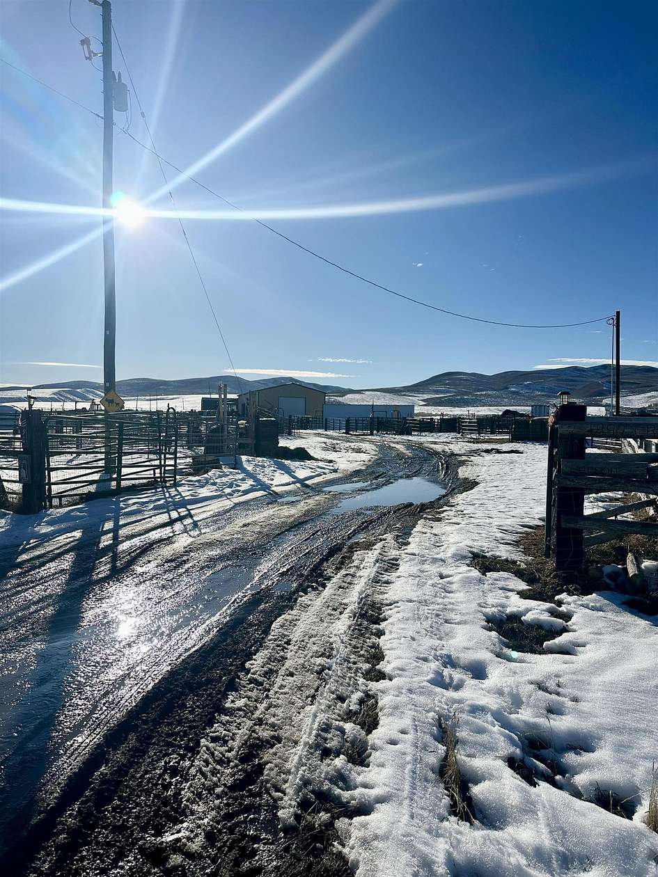 43.8 Acres of Agricultural Land with Home for Sale in Cokeville, Wyoming