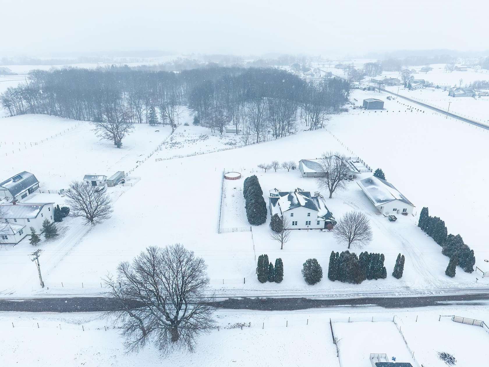 4 Acres of Residential Land with Home for Sale in Shipshewana, Indiana