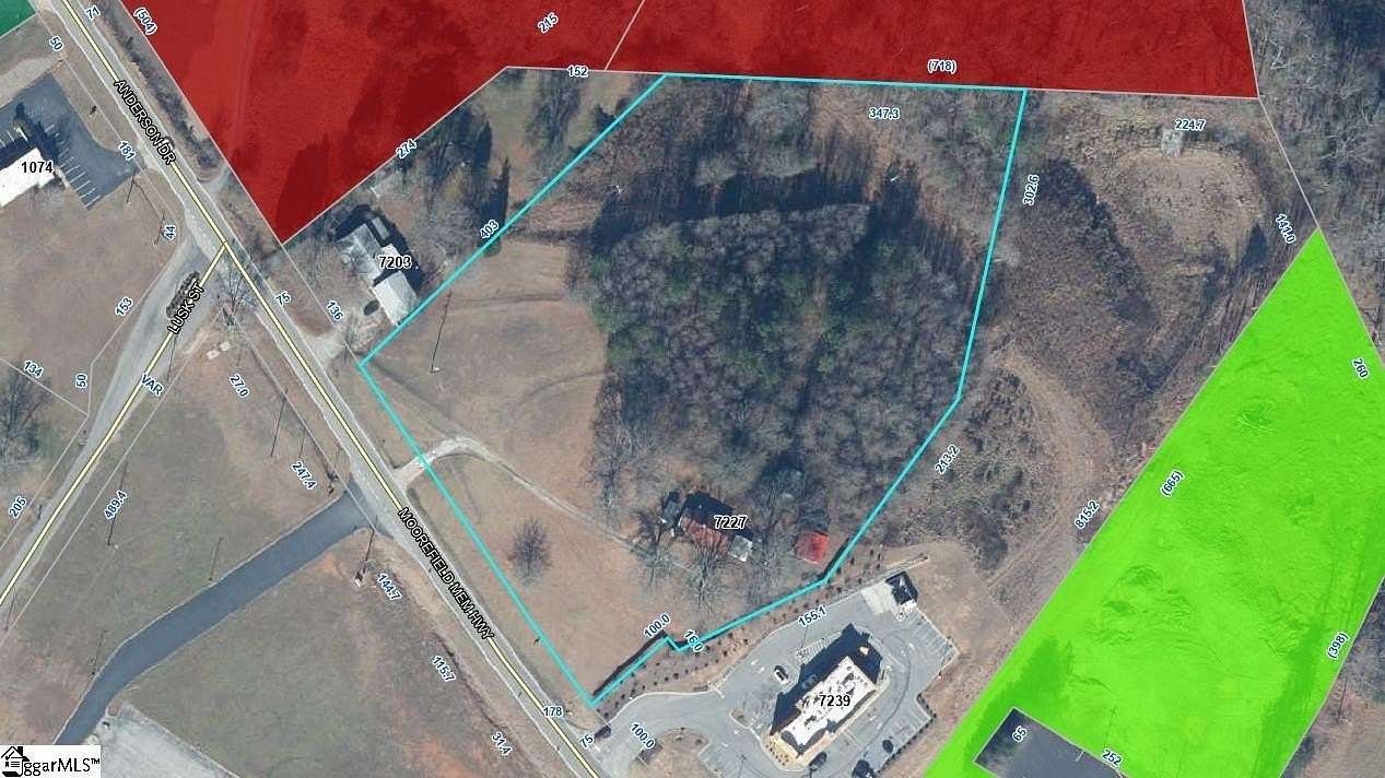 5.8 Acres of Commercial Land for Sale in Liberty, South Carolina