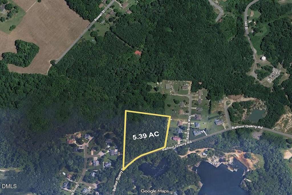 5.39 Acres of Residential Land for Sale in Granite Quarry, North Carolina