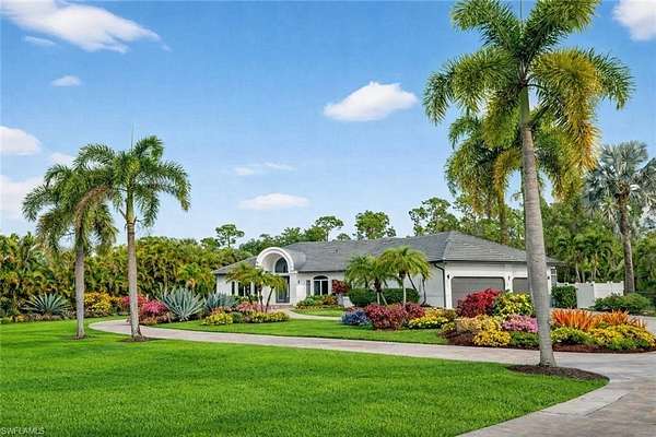 2.5 Acres of Residential Land with Home for Sale in Naples, Florida