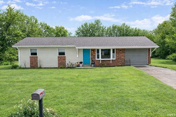 4.12 Acres of Residential Land with Home for Sale in Mitchell, Indiana