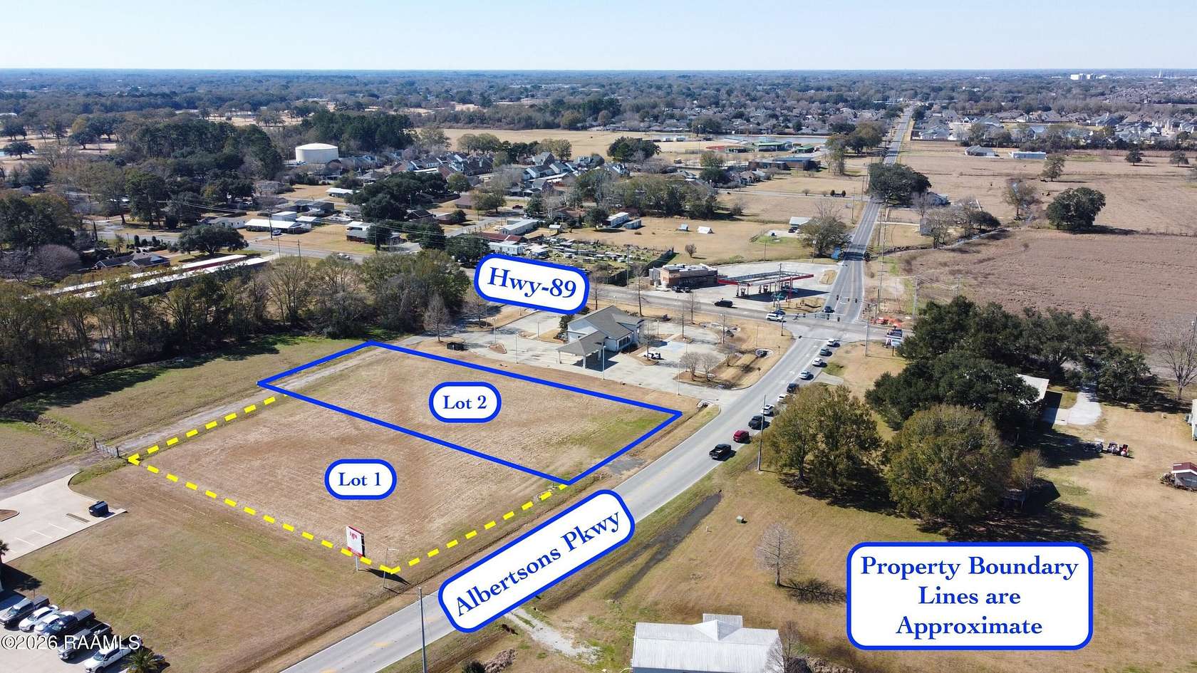 0.96 Acres of Commercial Land for Sale in Broussard, Louisiana