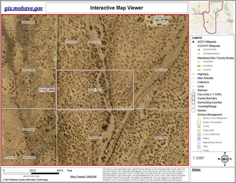 5 Acres of Residential Land for Sale in Golden Valley, Arizona