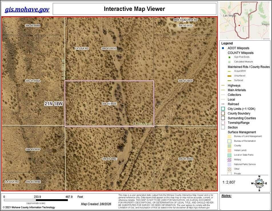5 Acres of Residential Land for Sale in Golden Valley, Arizona
