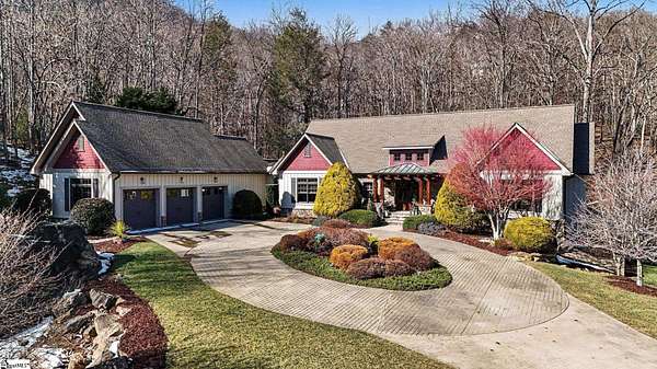 6.24 Acres of Land with Home for Sale in Mill Spring, North Carolina