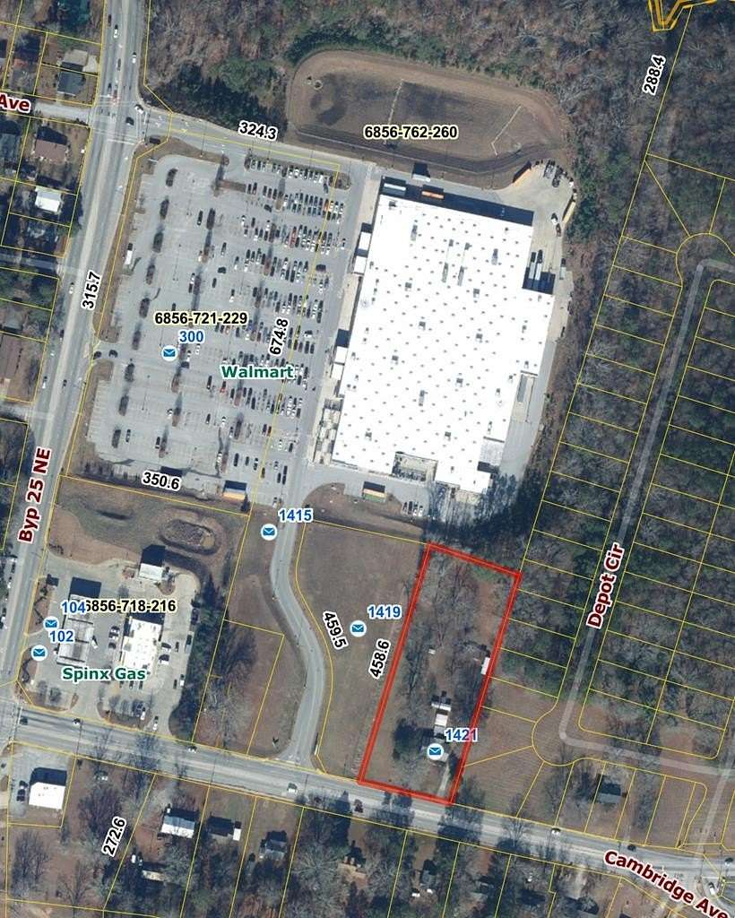 1.8 Acres of Mixed-Use Land for Sale in Greenwood, South Carolina