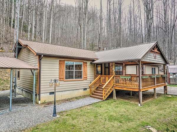 2 Acres of Land with Home for Sale in Whittier, North Carolina