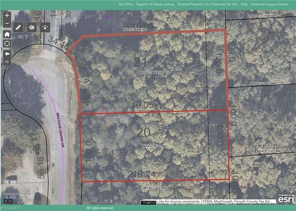 1.1 Acres of Residential Land for Sale in Winston-Salem, North Carolina