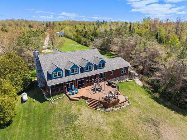 2.83 Acres of Land with Home for Sale in Cheboygan, Michigan