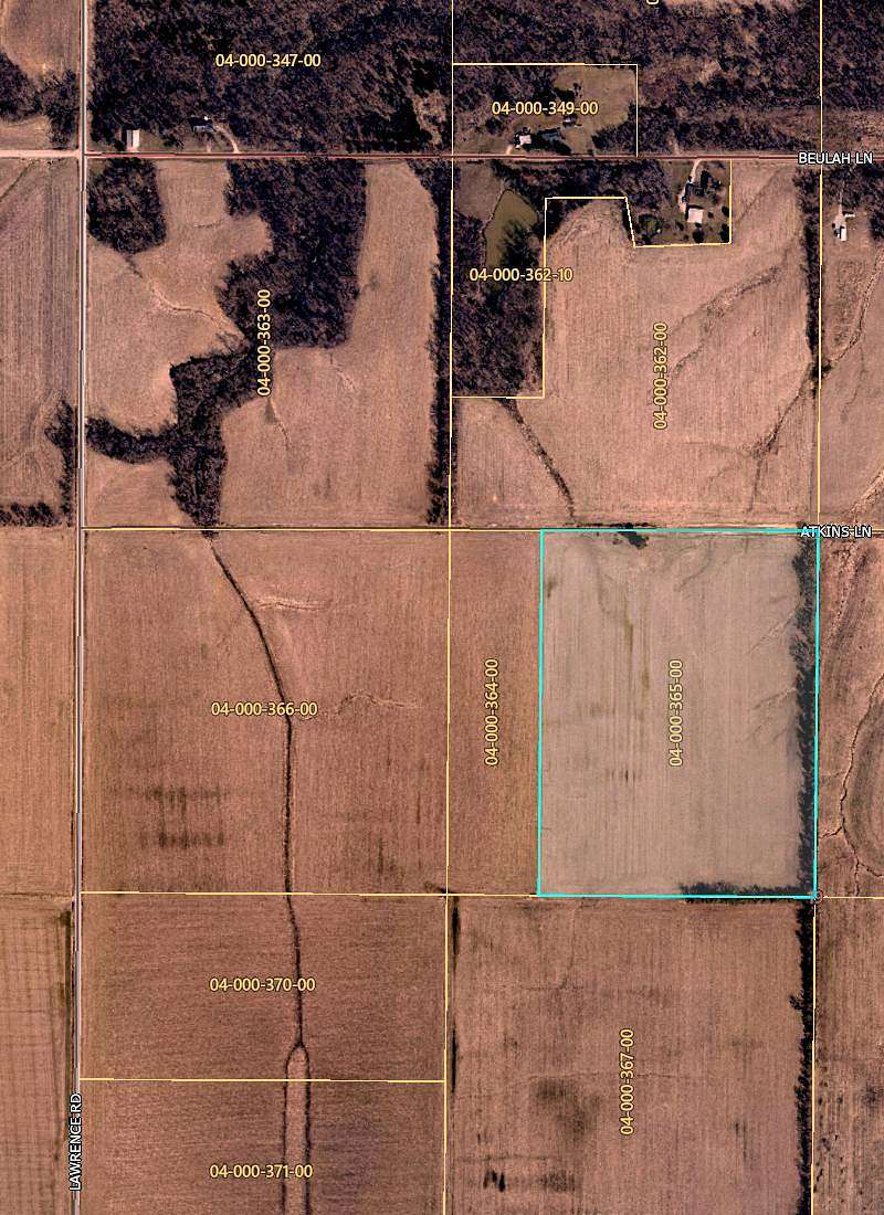 30 Acres of Agricultural Land for Sale in Claremont, Illinois