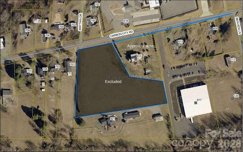 1.1 Acres of Land with Home for Sale in Morganton, North Carolina