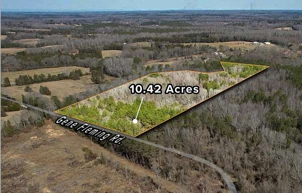 10.4 Acres of Recreational & Residential Land for Sale in Iva, South Carolina