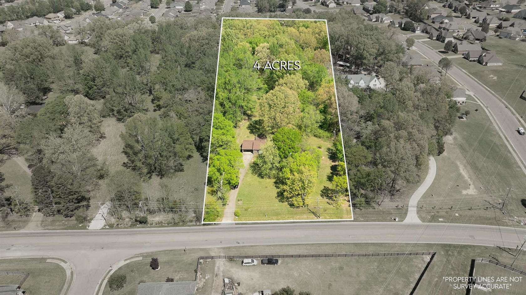 4 Acres of Land with Home for Sale in Fisherville, Tennessee