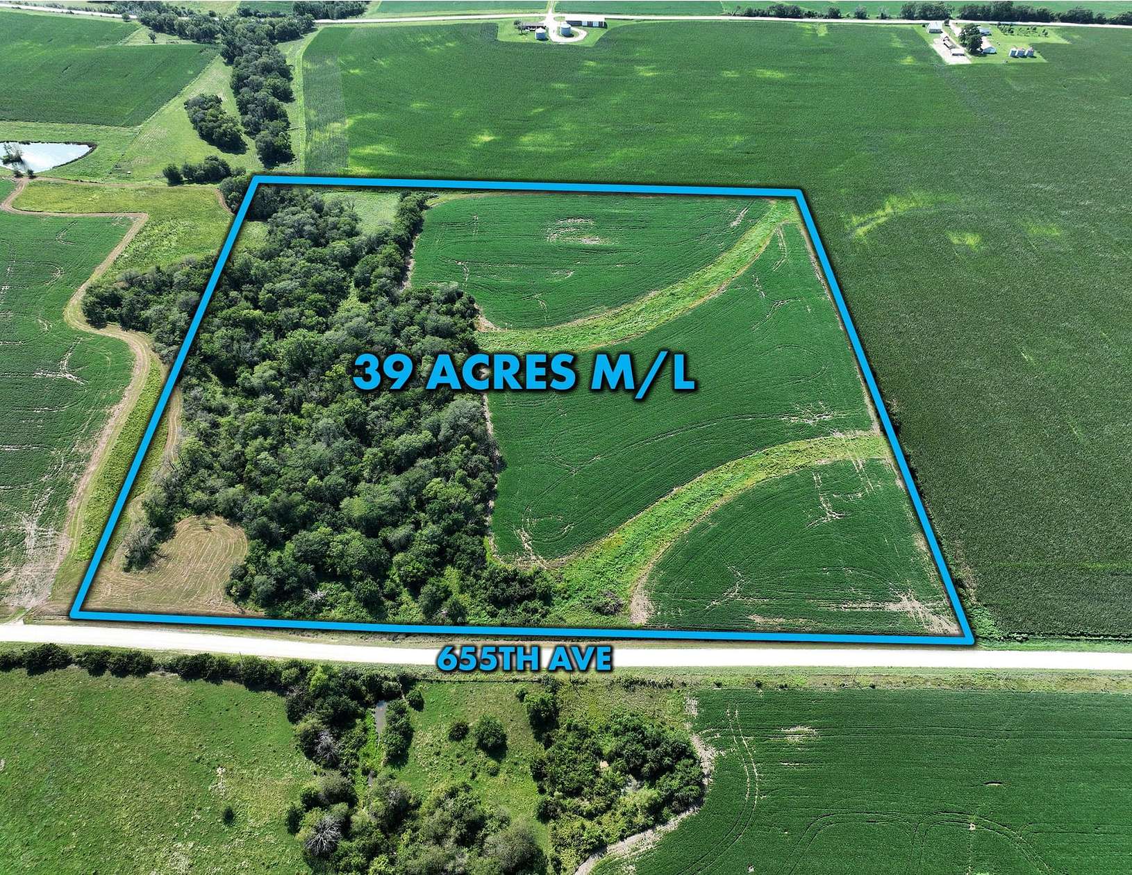 39 Acres of Land for Sale in Albia, Iowa