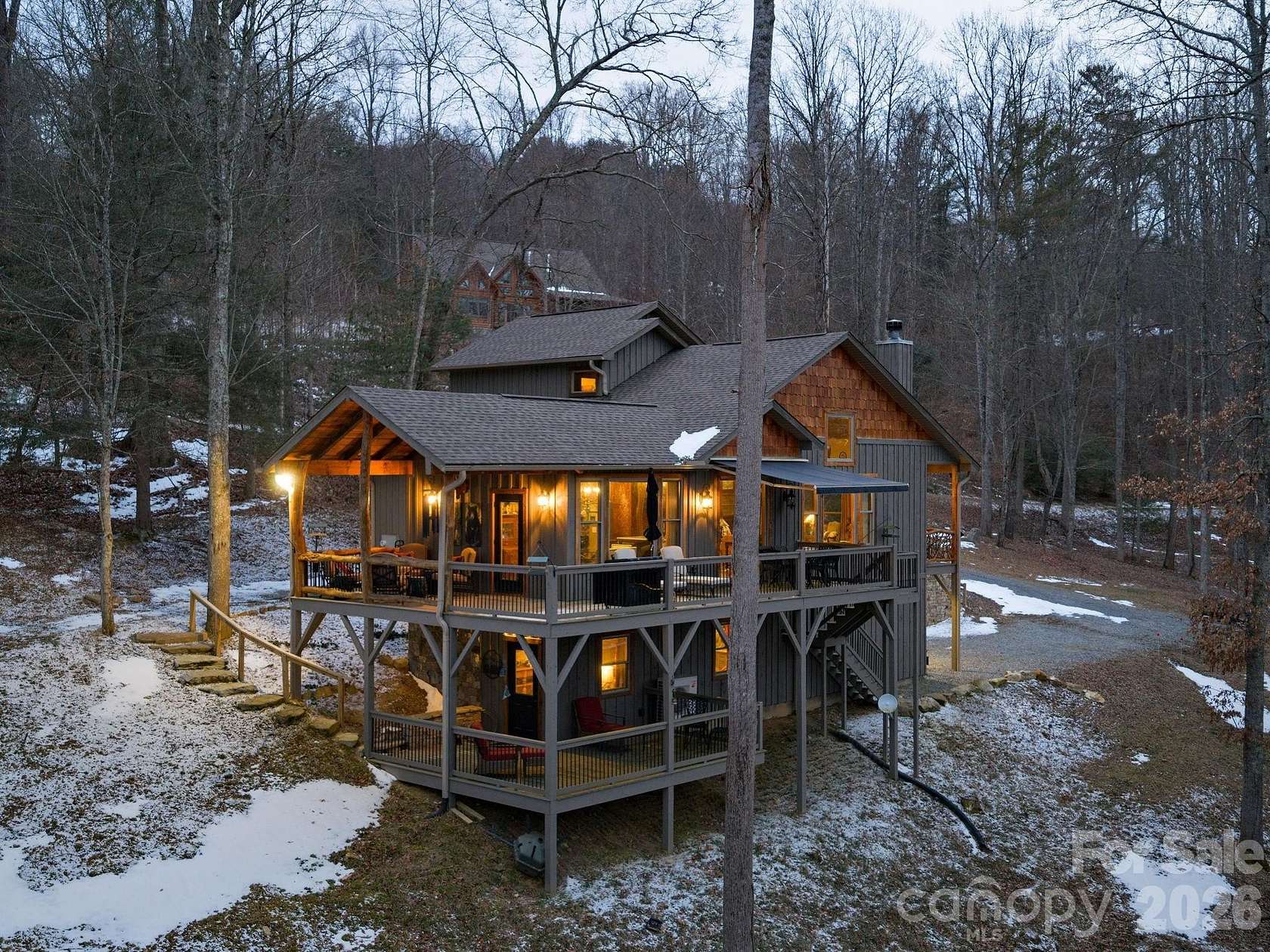 3.6 Acres of Residential Land with Home for Sale in Waynesville, North Carolina