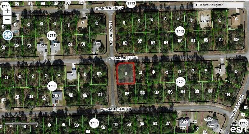 0.3 Acres of Land for Sale in Citrus Springs, Florida