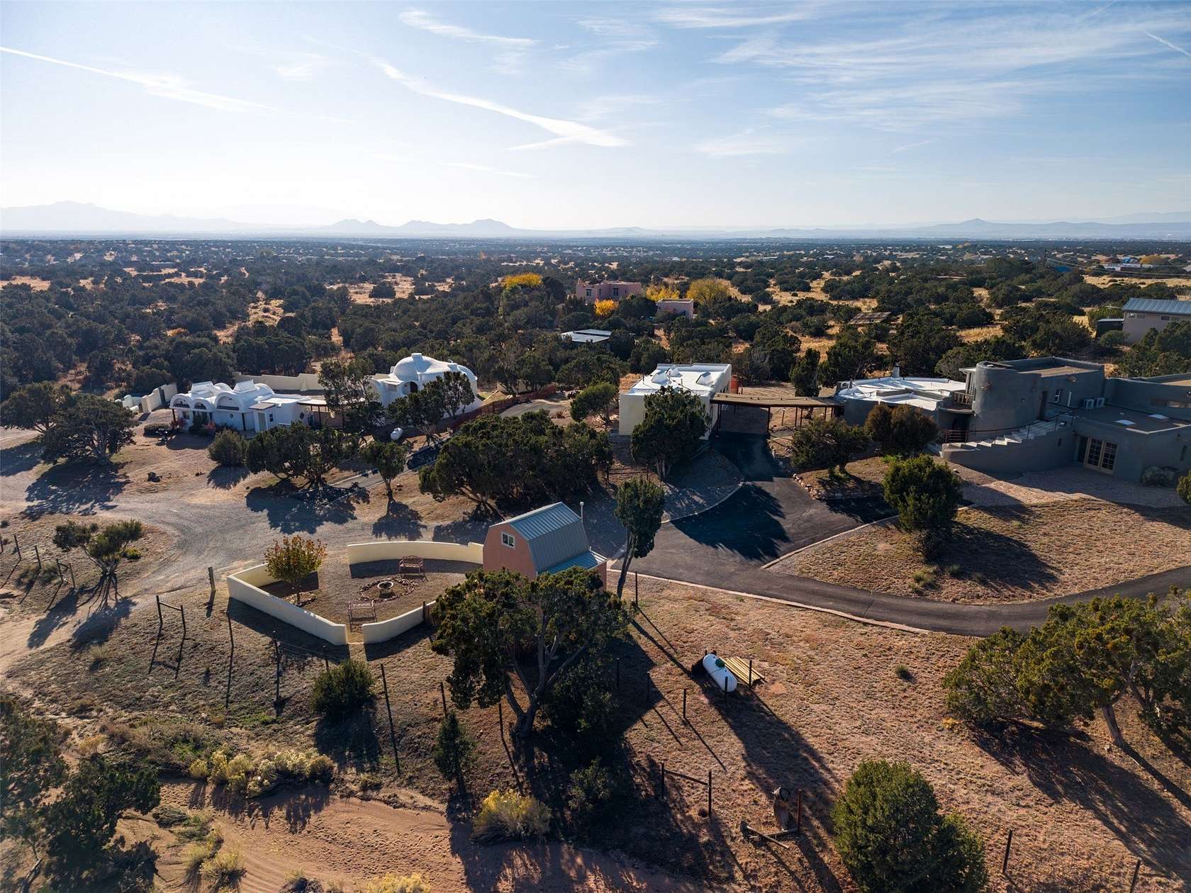 3.8 Acres of Residential Land with Home for Sale in Santa Fe, New Mexico