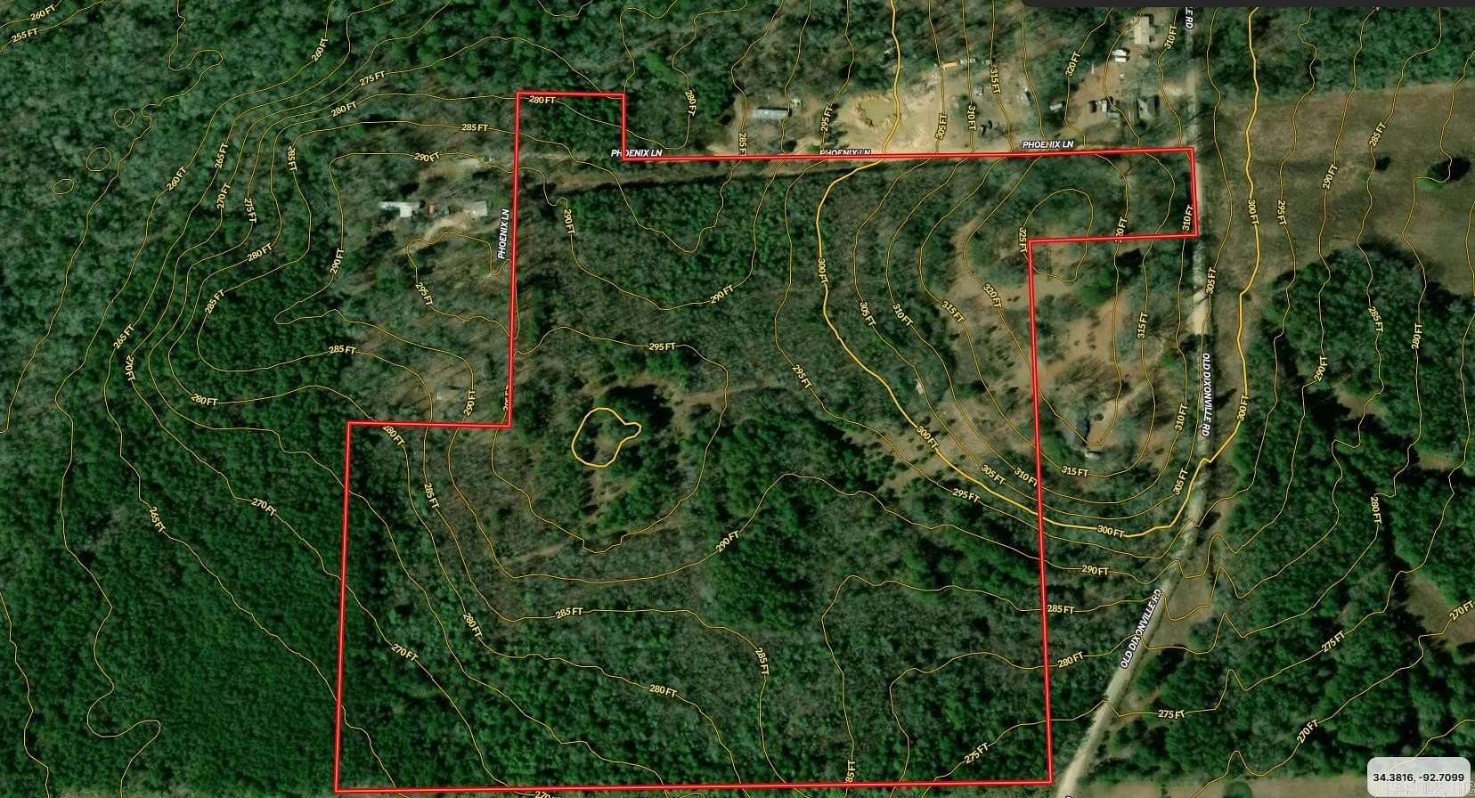 36.2 Acres of Recreational Land for Sale in Malvern, Arkansas