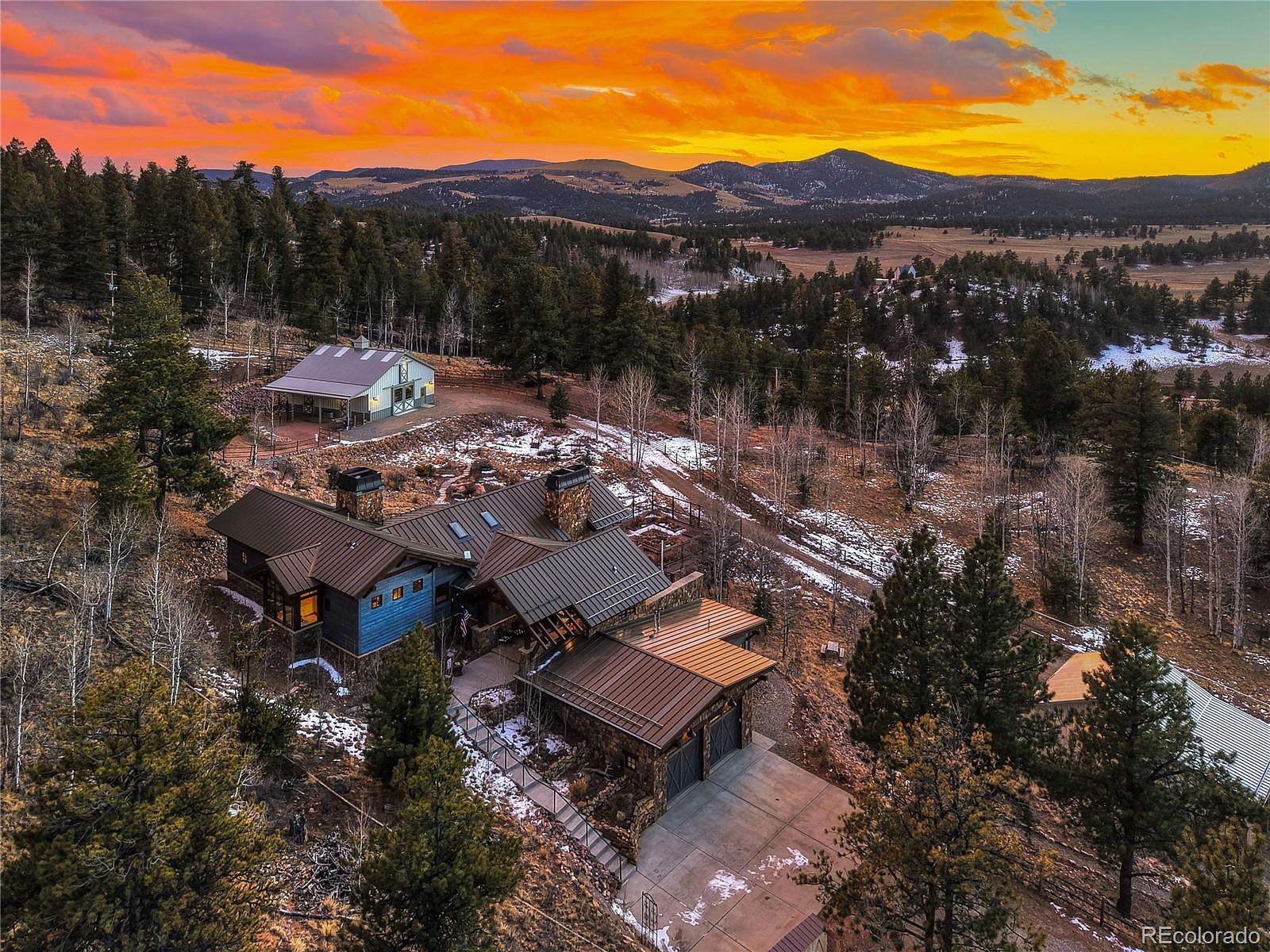 36.3 Acres of Land with Home for Sale in Guffey, Colorado