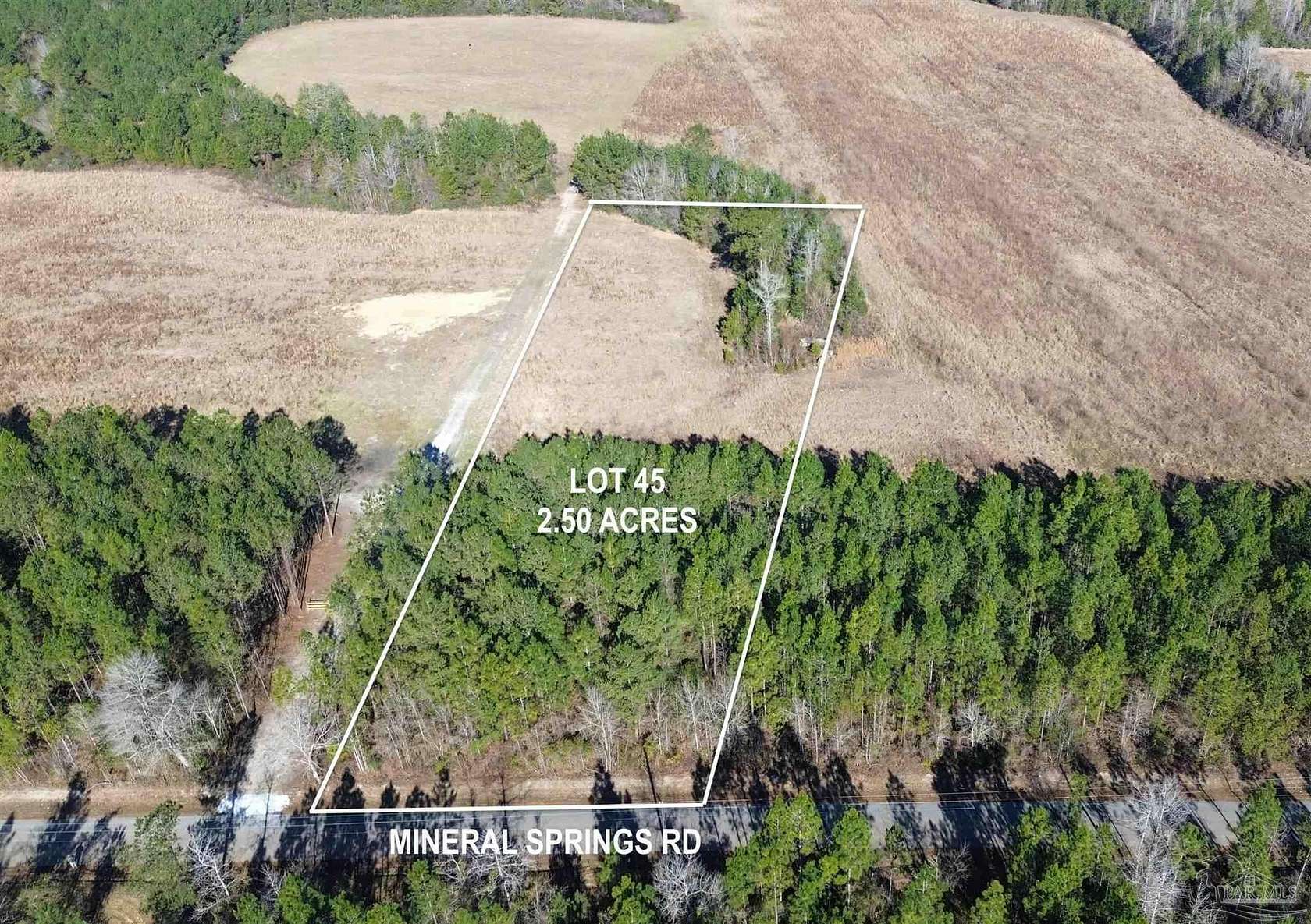 2.5 Acres of Residential Land for Sale in Jay, Florida
